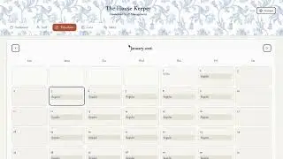 Walkthrough of The House Keeper app