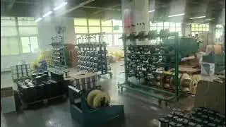 wire cable factory show the low smoke zero halogen cable produce line