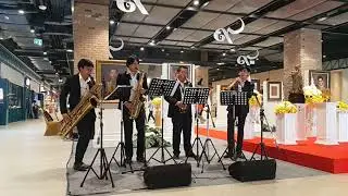 เพลงพระราช​นิพนธ์​ -​ ยามเย็น Nong-Phai​ Saxophone Quartet