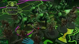 T'au Auxiliary Cadre is NUTS (vs. Daemons Blood Legion) | MOAR GROTMAS STUFF! | Warhammer 40k Batrep