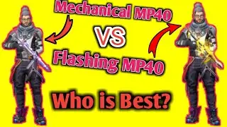 Which is Best Mp40 Skin ?? || Incubator Flashing Spade vs mechanical mp40 || Tips & Tricks