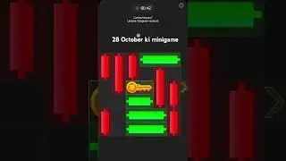 28 October ki minigame #minigame #cryptocurrency