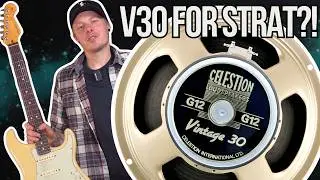 Get the PERFECT Strat Tone with Vintage30 Speakers