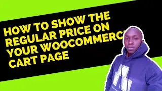WooCommerce tutorial: How to show regular  and sale price in cart page - No plugin used.