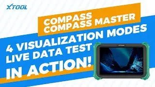 XTOOL COMPASS Live Data in Action &mdash; 4 Smart Visualization Modes for Real-Time Diagnosis