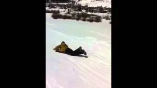Turns on a Sled? Mountain Boy Sledworks Slalom Board is Awesome!