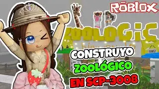 CONSTRUYO UN ZOOL&Oacute;GICO GIGANTE en SCP-3008 😱🦒 | Animales, Recepci&oacute;n y Comida (Roblox)