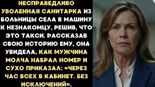 Санитарка села в машину к незнакомцу решив что это такси. Рассказав историю, замерла, когда мужчина