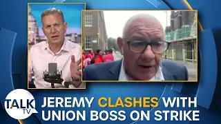 Jeremy Kyle clashes with Union boss over Royal Mail strike