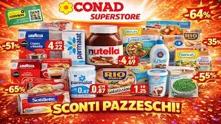 VOLANTINO CONAD SUPERSTORE DAL 29 GENNAIO AL 7 FEBBRAIO 2026 ANTEPRIMA SCONTI PAZZESCHI SOTTO COSTO