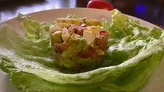 Esta es mí refrescante #Ensalada de #Aguacate y huevo.