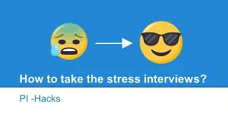 GTCube PI Hacks | How To Handle Stress in Interview
