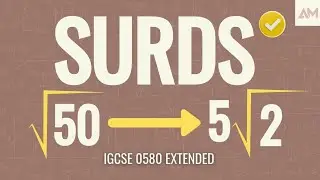 Surds Explained Clearly | Meaning, Exact Values & Simplifying Surds | IGCSE Maths 0580 Extended