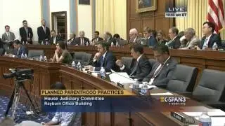 Franks Statement at Planned Parenthood Hearing