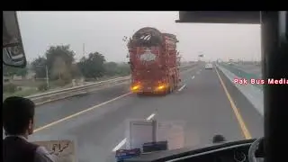 Daewoo Express Goldon dragon bus Peshawar to Karachi part 4| Faisalabad to multan