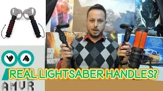 Beat Saber AMVR Lightsaber Handles Unboxing, First Impressions, & Full Review (Rift S or Quest)