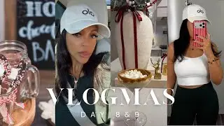 Holiday Hot Chocolate Station + Festive Drink Ideas | Vlogmas Day 8 & 9