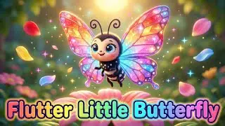 Flutter Little Butterfly 🦋 | Sweet Kids Song & Lullaby 