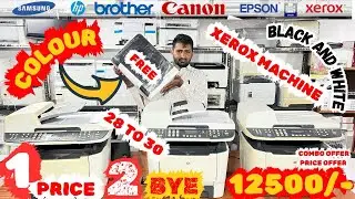 HP black and white and colour refurbished printers special month end offer with 3 months warranty