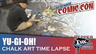 NY Comic Con Yu Gi Oh Chalk Art Timelapse.mov