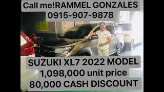 Suzuki XL7 2022 model big discount and low downpayment. #rammelgonzales  #xl72022