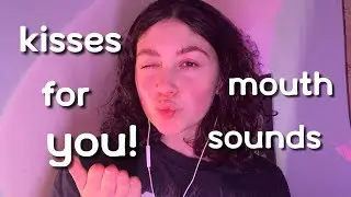 ASMR | POP POP&hellip;bubble kisses! with mouth sounds and comforting words