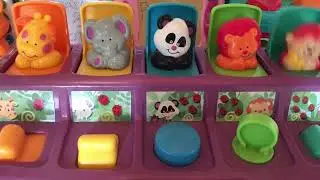 Pop Up Jungle Animals Play Pals #satisfying #sound #asmr #asmrsounds #trending #toys 
