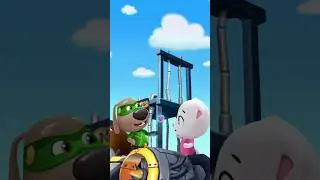 Talking Tom Hero Dash - Ultra Ben Save Angela #tomgoldrunangela #games #talkingtom