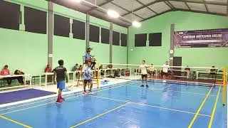 GILAK!!! BEREBUT KE SEMIFINAL ANTARA ANDI/YOGI ATLIT BANJARNEGARA RIKI/NANO KERAS SET 1