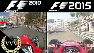 F1 2010 Vs F1 2015 Monaco