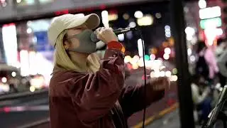 Walking with you/Noblebright  YuMeさん 新宿路上ライブ
