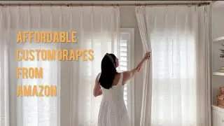 Custom Drapes from Amazon