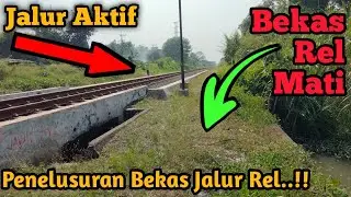 Dulu 2 Jalur Sekarang 1 Jalur..!! || Menelusuri Bekas Jalur Double Track Wonokromo - Tarik