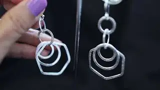 Geometric Dangle Earrings