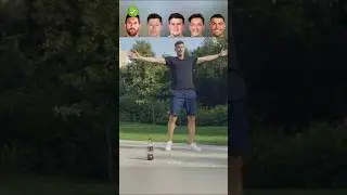 Messi vs Lewandowski vs Maguire vs Ozil vs Ronaldo - Epic Trickshot Challenge