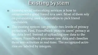 Friendbook A Semantic based Friend Recommendation System for Social Networks