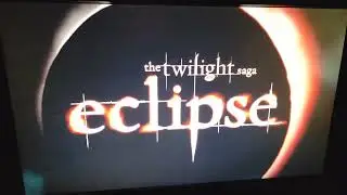 Opening to The Twilight Saga: Eclipse (2010 UK DVD)