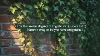 Непреходящая элегантность английского плюща (Hedera helix) &mdash; живое искусство природы для вашего д...