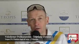 Volodymyr Polikarpenko - Triatleta Ucraino - Triathlon degli Dei 2025 - 3&deg; Edizione