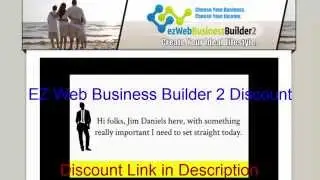EZ Web Business Builder 2 Discount, Coupon Code, $48 Off Discount