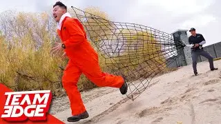Net Gun Prisoner Chase Challenge!