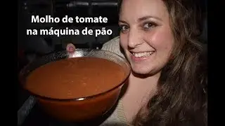 Molho de tomate **purão** feito na máquina de pão