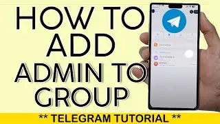 Telegram Group Admin Tutorial | How To Make Someone An Admin On Telegram (2025)