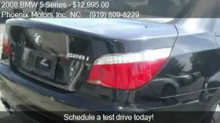 2008 BMW 5 Series 528i for sale in Raleigh, NC 27610 at Phoe
