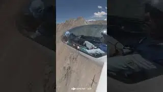 High Altitude Glider Flight Over Mountains | Achabora Cockpit View