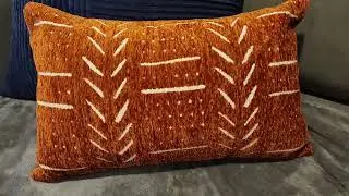 BlissBlush Brick Red Decorative Lumbar Throw Pillow Covers