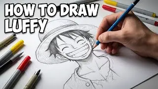 How to Draw Luffy Step by Step | One Piece Art
