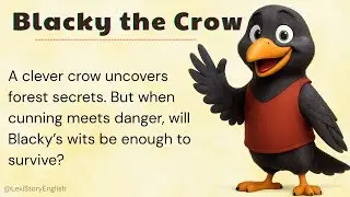Learn English Through Story Audiobook Listening Sleep 🎧 Graded Reader Level 3 🦅​ Blacky the Crow