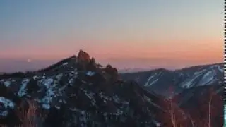 Мартовские рассветы на Столбах / Spring sunrises at Stolby National Park (timelapse)