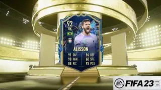 TOTS ALISSON REVIEW | 92 TEAM OF THE SEASON ALISSON PLAYER REVIEW | FIFA 23 ULTIMATE TEAM